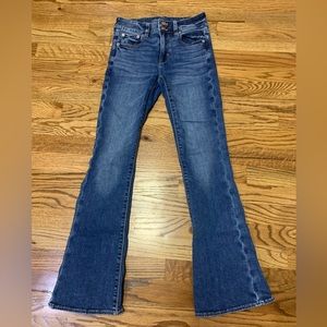 American Eagle Hi-Rise Artist Flare jeans